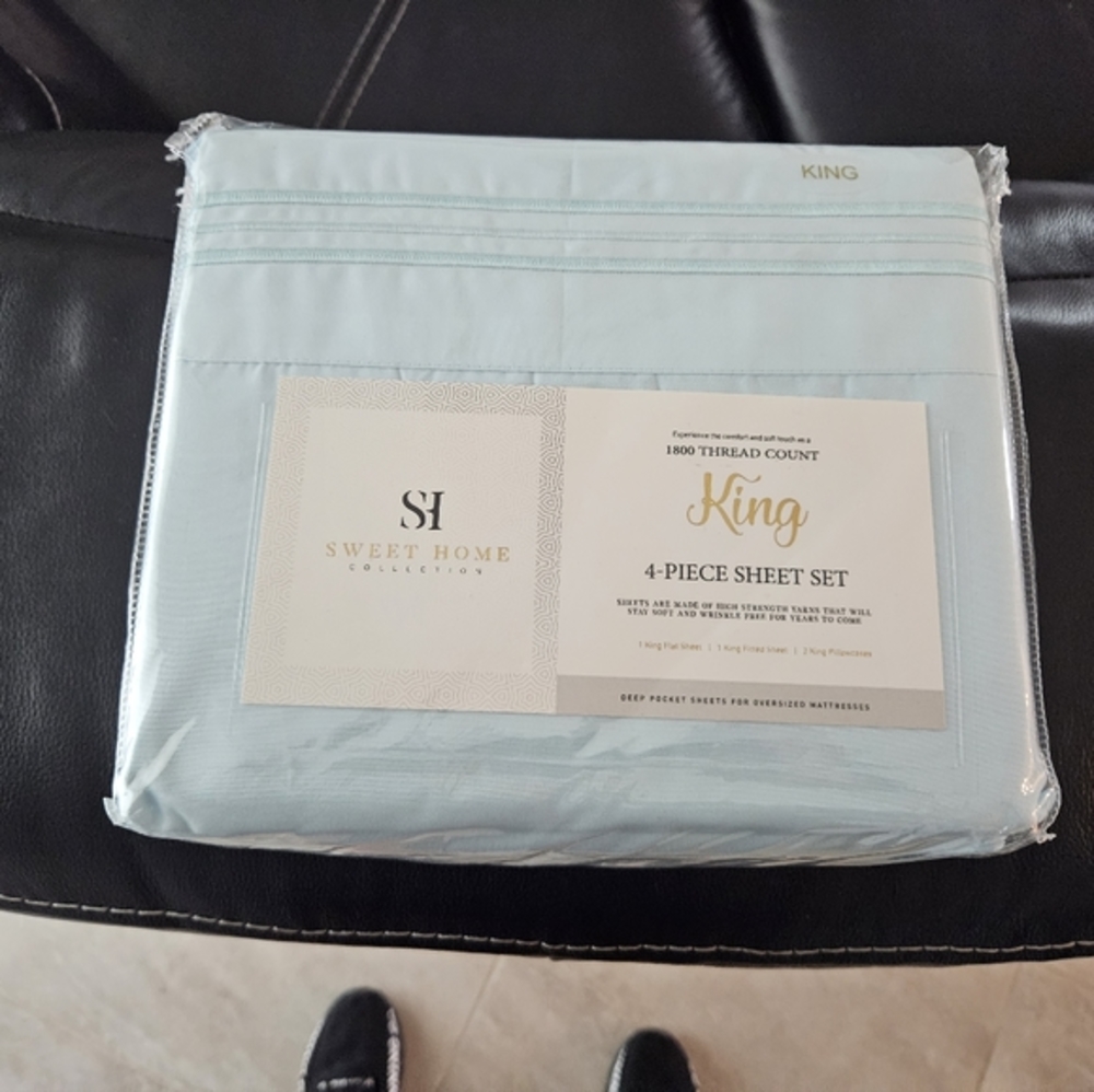 Sweet Home Collection 1800 Thread Sheet Set